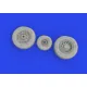 Eduard 6481019 1/48 A-10C wheels Brassin for Aircraft