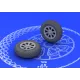 Eduard 648102 1/48 F6F wheels Brassin for Aircraft
