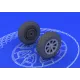 Eduard 648102 1/48 F6F wheels Brassin for Aircraft