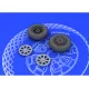 Eduard 648102 1/48 F6F wheels Brassin for Aircraft