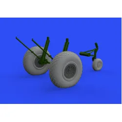 Eduard 6481020 1/48 B-17F wheels diamond tread Brassin for Aircraft
