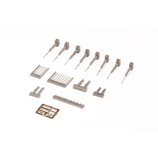 Eduard 6481024 1/48 B-17F wheels cross tread Brassin for Aircraft