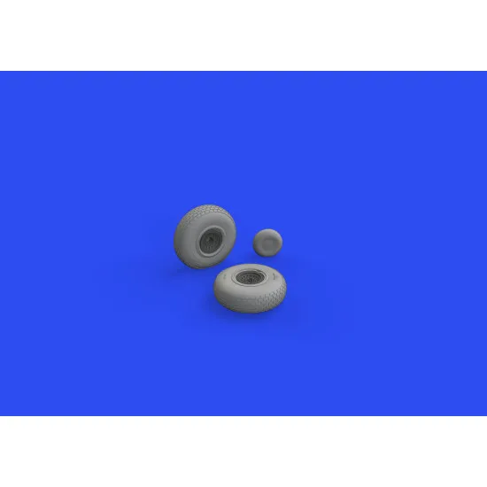 Eduard 6481025 1/48 B-17F wheels block tread Brassin for Aircraft