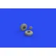 Eduard 6481025 1/48 B-17F wheels block tread Brassin for Aircraft