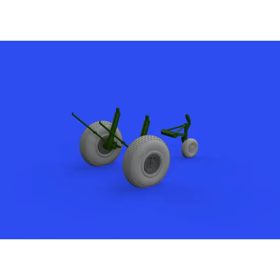 Eduard 6481025 1/48 B-17F wheels block tread Brassin for Aircraft