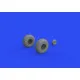 Eduard 6481025 1/48 B-17F wheels block tread Brassin for Aircraft