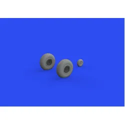 Eduard 6481027 1/48 B-17F wheels rhomboid tread Brassin for Aircraft