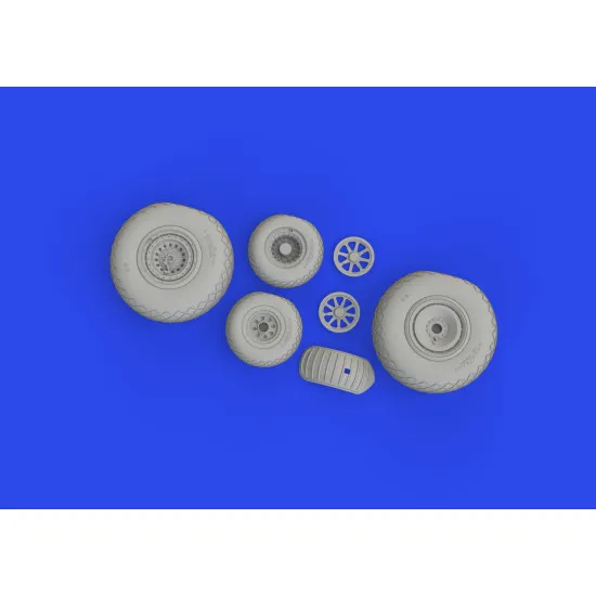 Eduard 6481028 1/48 B-24J wheels Brassin for Aircraft