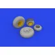 Eduard 6481028 1/48 B-24J wheels Brassin for Aircraft