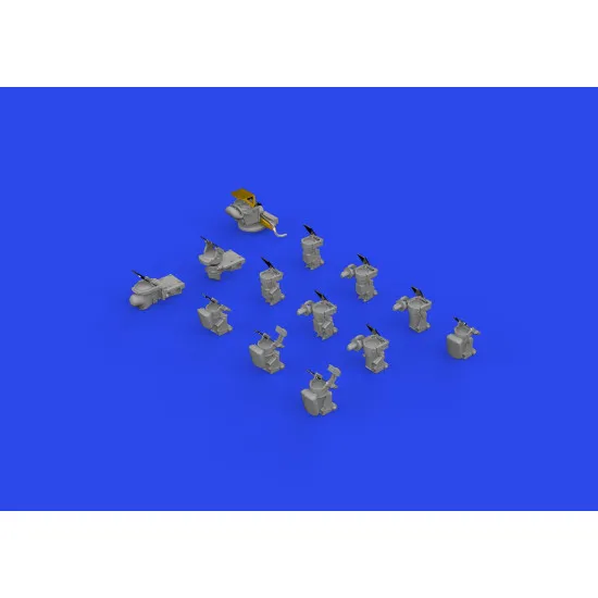 Eduard 6481031 1/48 P-51B/C gun sights PRINT Brassin for Aircraft