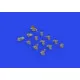 Eduard 6481031 1/48 P-51B/C gun sights PRINT Brassin for Aircraft
