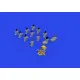 Eduard 6481031 1/48 P-51B/C gun sights PRINT Brassin for Aircraft