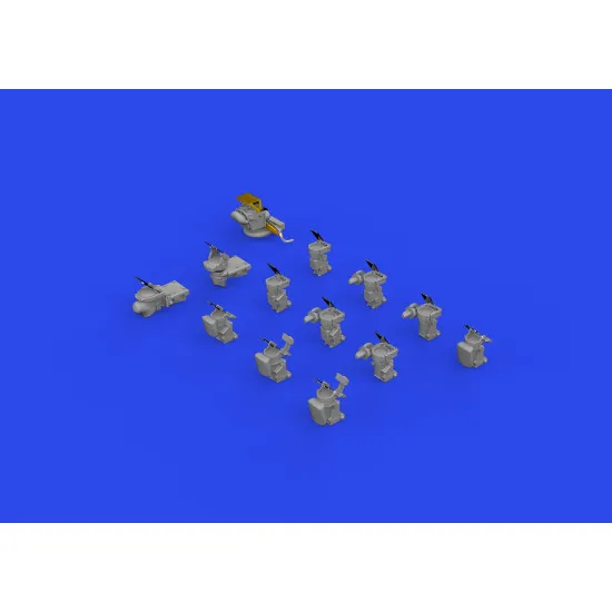 Eduard 6481031 1/48 P-51B/C gun sights PRINT Brassin for Aircraft