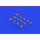 Eduard 6481031 1/48 P-51B/C gun sights PRINT Brassin for Aircraft