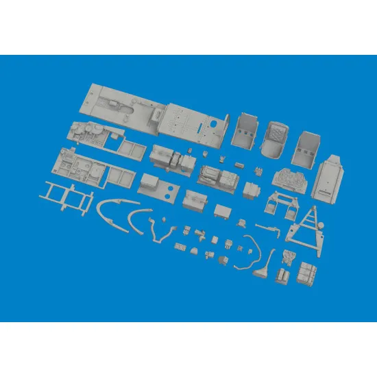 Eduard 6481033 1/48 P-51B Birdcage canopy cockpit PRINT Brassin for Aircraft