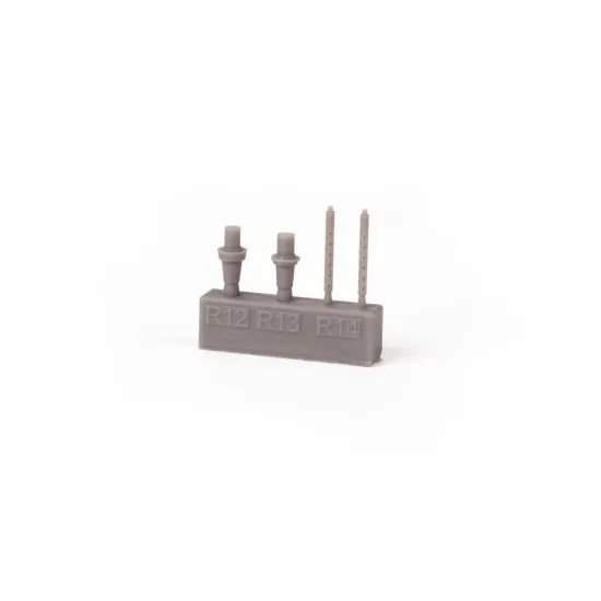 Eduard 6481053 1/48 P-39 gun barrels Brassin for Aircraft