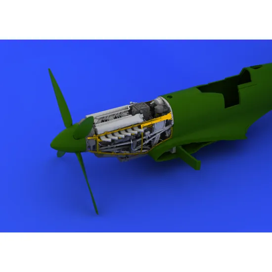 Eduard 648112 1/48 Spitfire Mk.IX engine Brassin for Aircraft