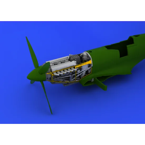 Eduard 648112 1/48 Spitfire Mk.IX engine Brassin for Aircraft