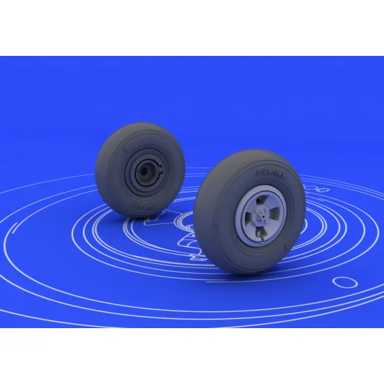 Eduard 648115 1/48 Spitfire wheels - 4 spoke Brassin for Aircraft