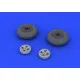 Eduard 648115 1/48 Spitfire wheels - 4 spoke Brassin for Aircraft