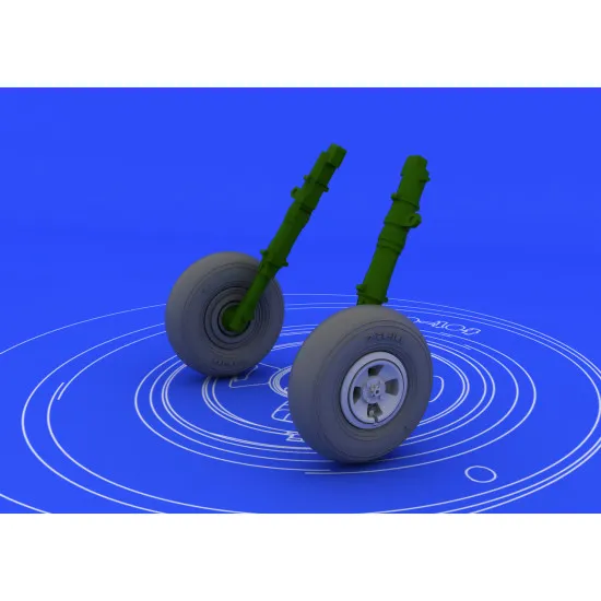 Eduard 648115 1/48 Spitfire wheels - 4 spoke Brassin for Aircraft