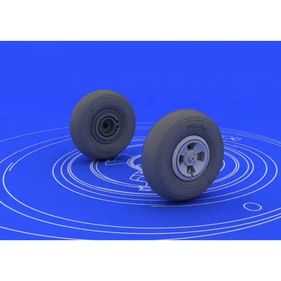 Eduard 648115 1/48 Spitfire wheels - 4 spoke Brassin for Aircraft