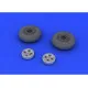 Eduard 648115 1/48 Spitfire wheels - 4 spoke Brassin for Aircraft