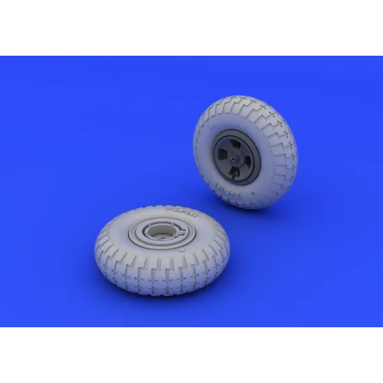 Eduard 648118 1/48 Spitfire wheels - 4 spoke w/pattern Brassin for Aircraft
