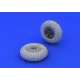 Eduard 648118 1/48 Spitfire wheels - 4 spoke w/pattern Brassin for Aircraft