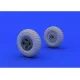 Eduard 648118 1/48 Spitfire wheels - 4 spoke w/pattern Brassin for Aircraft
