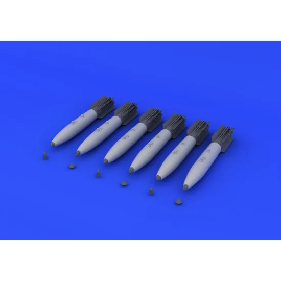 Eduard 648128 1/48 Mk.82 bombs w/airbrake early Brassin for Aircraft