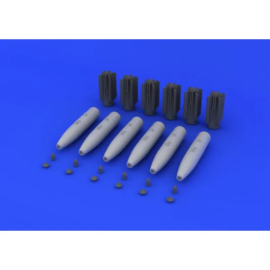 Eduard 648128 1/48 Mk.82 bombs w/airbrake early Brassin for Aircraft
