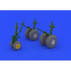 Eduard 648132 1/48 B-29 wheels Brassin for Aircraft
