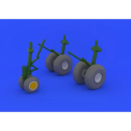 Eduard 648132 1/48 B-29 wheels Brassin for Aircraft