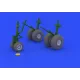 Eduard 648132 1/48 B-29 wheels Brassin for Aircraft