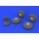 Eduard 648132 1/48 B-29 wheels Brassin for Aircraft