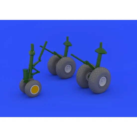 Eduard 648132 1/48 B-29 wheels Brassin for Aircraft