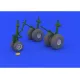 Eduard 648132 1/48 B-29 wheels Brassin for Aircraft