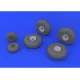 Eduard 648132 1/48 B-29 wheels Brassin for Aircraft