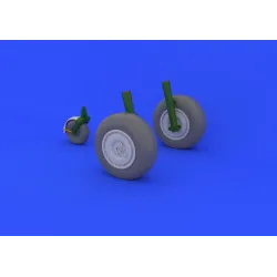 Eduard 648134 1/48 Ju 88 wheels late Brassin for Aircraft