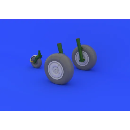 Eduard 648134 1/48 Ju 88 wheels late Brassin for Aircraft