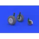 Eduard 648134 1/48 Ju 88 wheels late Brassin for Aircraft