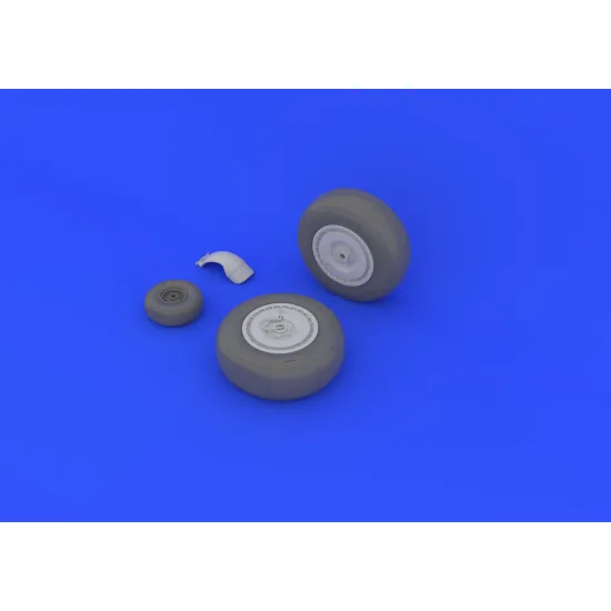 Eduard 648134 1/48 Ju 88 wheels late Brassin for Aircraft