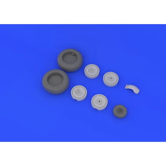 Eduard 648134 1/48 Ju 88 wheels late Brassin for Aircraft