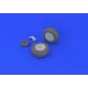 Eduard 648134 1/48 Ju 88 wheels late Brassin for Aircraft