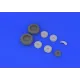 Eduard 648134 1/48 Ju 88 wheels late Brassin for Aircraft