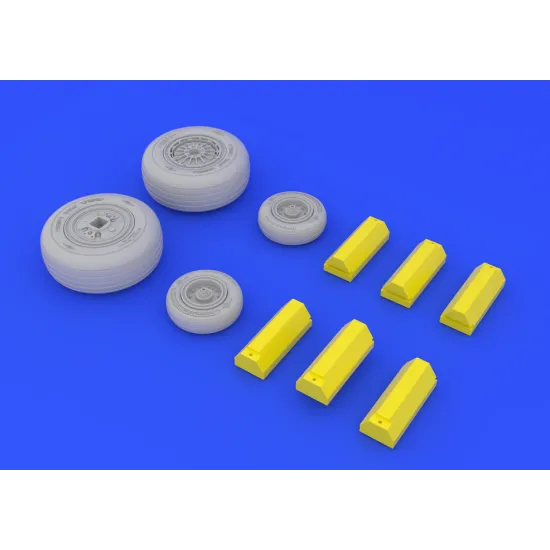 Eduard 648142 1/48 F-4C wheels Brassin for Aircraft