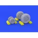 Eduard 648142 1/48 F-4C wheels Brassin for Aircraft