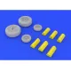 Eduard 648142 1/48 F-4C wheels Brassin for Aircraft