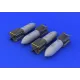 Eduard 648161 1/48 SC 250 German bombs Brassin for Aircraft
